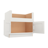 Craftsman Off-White Shaker Farm Sink Base Cabinet 36" Questions & Answers