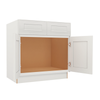 Craftsman Off-White Shaker Sink Base Cabinet 33"W Questions & Answers