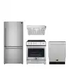 FORNO Premium 4-Piece Kitchen Bundle - 30" Electric Range Questions & Answers