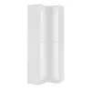 White Closet Corner w/ LED 36"W x 84"H x 15-5/8"D Questions & Answers