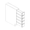 5 Drawer Base Cabinet 6" Questions & Answers