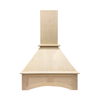 Unfinished Shaker Angled Hood 36" Questions & Answers