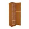 Cinnamon Shaker Utility Cabinet 18"W x 84"H Questions & Answers