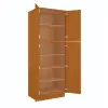 Charleston Toffee Utility Cabinet 30"W x 84"H Questions & Answers