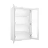 What size glass is needed for this cabinet