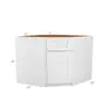 Diagonal Corner Sink Base Cabinet 42" Questions & Answers