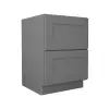 Grey Shaker Elite Two Drawer Base Cabinet 24" Questions & Answers