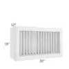 Wall Plate Rack Cabinet 30" x 18" Questions & Answers