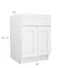 B24 - Double Door / Single Drawer Base Cabinet Questions & Answers