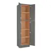 Grey Shaker Elite Utility Cabinet 24"W x 90"H Questions & Answers