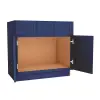 Navy Blue Shaker Vanity Sink Base Cabinet with Drawers 42"W Questions & Answers