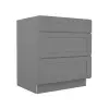 Grey Shaker Elite Three Drawer Base Cabinet 30" Questions & Answers