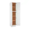 Can the door be mounted on either side of the cabinet?