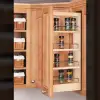 Wall Cabinet Pull-out Organizer with Wood Adjustable Shelves - Fits Best in W0930, W0936 or W0942 Questions & Answers