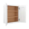 Summit Shaker White Wall Cabinet 24"W x 30"H Questions & Answers