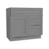 Grey Shaker Elite Vanity Sink Base Drawer Right Cabinet 30"W Questions & Answers