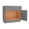 Grey Shaker Elite Vanity Sink Base Cabinet 36"W Questions & Answers