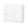 Vanity Sink Base Drawer Left Cabinet 30" Questions & Answers