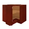 How much of this LS36 - EZ Reach Base Corner Cabinet 36" is manufactured wood vs plywood and real wood?