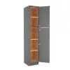 What is the opening height on the lower part of the cabinet?