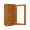 Wall Glass Door Cabinet with Finished Interior 18" x 30" Questions & Answers