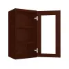 Wall Glass Door Cabinet with Finished Interior 15" x 30" Questions & Answers