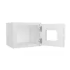 Key Largo White Wall Open Frame Glass Door Cabinet 15"W x 12"H Questions & Answers