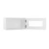 Key Largo White Wall Open Frame Glass Door Cabinet 21"W x 12"H Questions & Answers