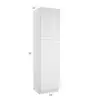 Does the 23 X 90 Utility cabinet have soft close doors and roll out shelves?