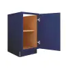 Navy Blue Shaker Base Full Height Door Cabinet 18" Questions & Answers