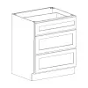 3 Drawer Base Cabinet 36" Questions & Answers