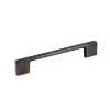 Brushed Oil-Rubbed Bronze Contemporary Metal Pull 6-3/8 in Questions & Answers