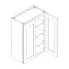 What is the width of the cabinet face frame