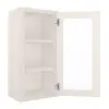 York Linen Wall Open Frame Glass Door Cabinet 18"W x 30"H Questions & Answers