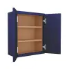 Navy Blue Shaker Wall Cabinet 24"W x 30"H Questions & Answers