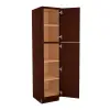 Espresso Shaker Vanity Linen Utility Cabinet 18"W x 80"H Questions & Answers