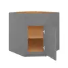 Grey Shaker Elite Diagonal Corner Sink Base Cabinet 36" Questions & Answers