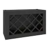York Driftwood Grey Wall Wine Rack Cabinet 30"W x 18"H Questions & Answers