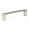 Brushed Nickel Contemporary Metal Pull 5-11/16 in Questions & Answers