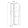 Wall Pantry 24" x 24" x 96" Questions & Answers