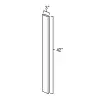 Dove White Shaker - Wall Filler 3"W X 42"H X 3/4 Thick Questions & Answers