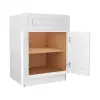 Craftsman White Shaker B24 - Double Door / Single Drawer Base Cabinet Questions & Answers