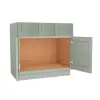 Craftsman Lily Green Shaker Vanity Sink Base Cabinet with Drawers 42" Questions & Answers