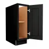 Craftsman Black Shaker Base Full Height Door Cabinet 12" Questions & Answers