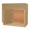 Craftsman Natural Shaker Vanity Sink Base Drawer Left Cabinet 36" Questions & Answers